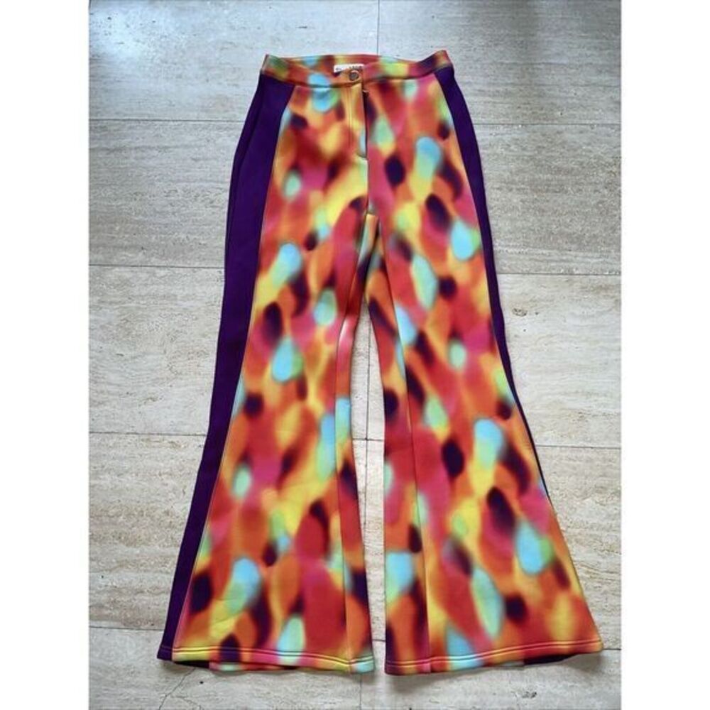 Misa Hylton For‎ Inc Scuba Pants tie dye print Size M